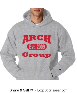 Champion Adult Powerblend Hooded Sweatshirt Design Zoom