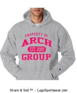 Champion Adult Powerblend Hooded Sweatshirt Design Zoom
