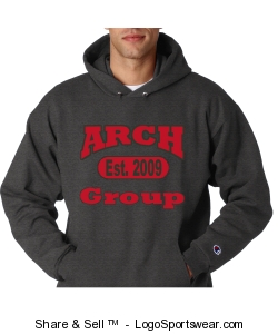 Champion Adult Powerblend Hooded Sweatshirt Design Zoom