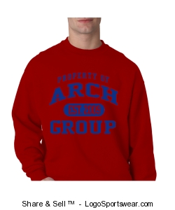 Champion Adult Powerblend Crewneck Sweatshirt Design Zoom